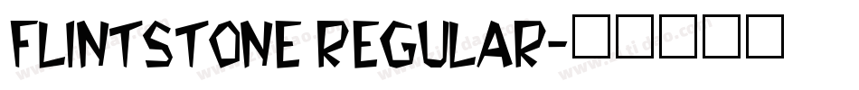 Flintstone Regular字体转换